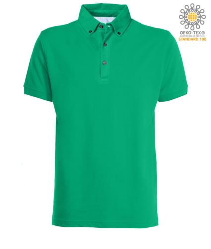 Polo manica corta verde