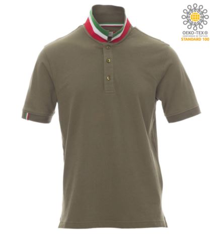 Polo con sales colletto alzato