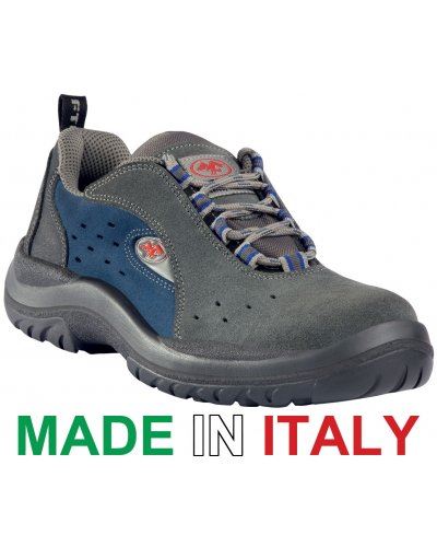 Scarpa bassa pelle forata S1P