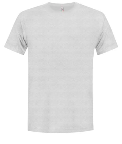 T-Shirt a maniche corte grigio melange