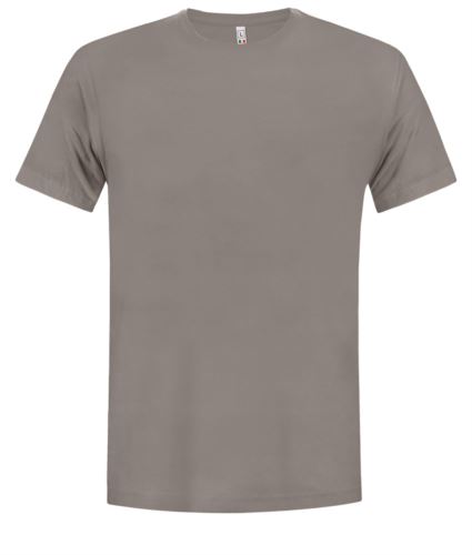 T-Shirt a maniche corte grigio chiaro
