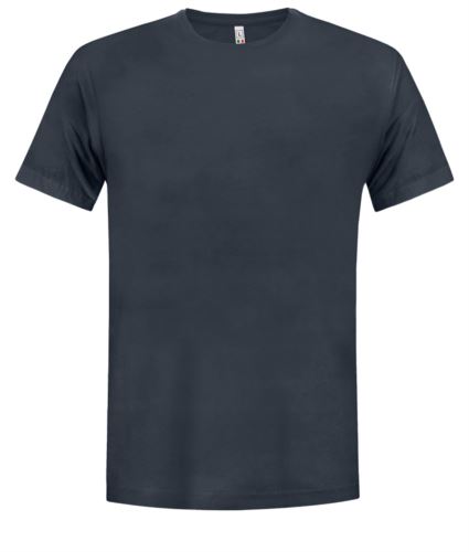 T-Shirt a maniche corte Blu Denim
