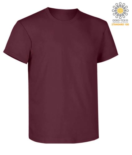 T-Shirt da lavoro burgundy