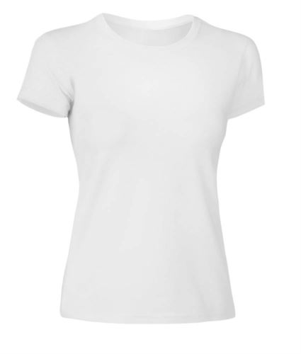 T-shirt donna a maniche corte Bianco