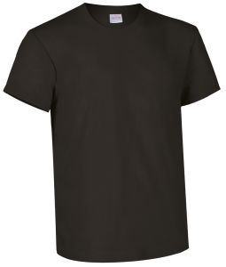 T-shirt girocollo a manica corta colore nero