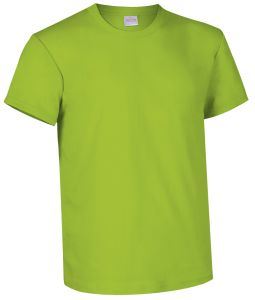 T-shirt girocollo a manica corta colore Verde mela