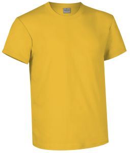 T-shirt girocollo a manica corta colore girasole