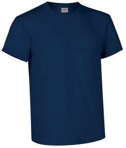 T-shirt girocollo a manica corta colore blu navy