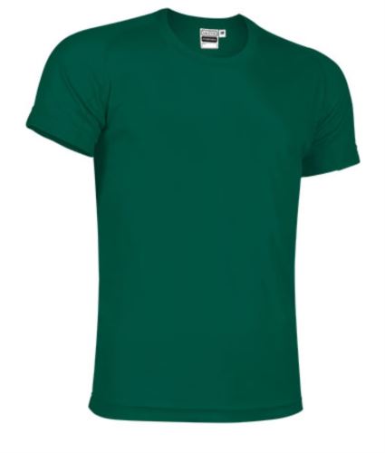 T-shirt tecnica verde bottiglia