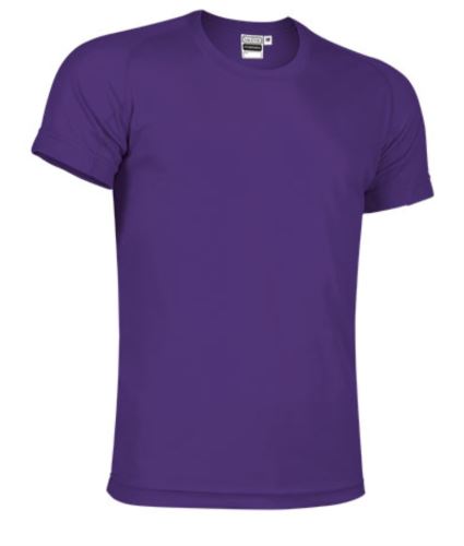 T-shirt tecnica viola