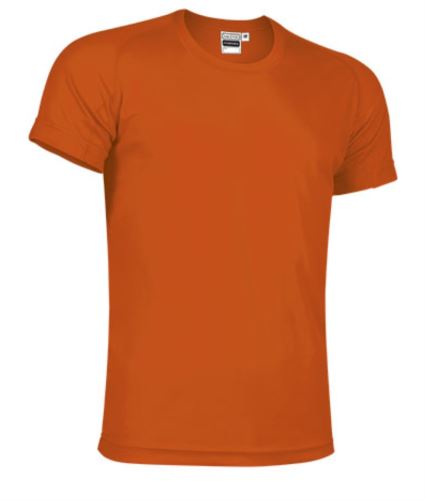 T-shirt tecnica arancione