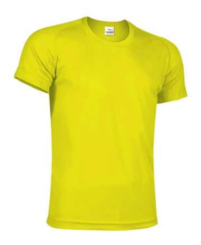 T-shirt tecnica giallo fluo