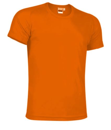 T-shirt tecnica arancione fluo