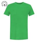 T-Shirt da lavoro organica a maniche corte, vestibilità regular fit, girocollo, certificata OEKO-TEX. Colore verde mela X-CTU01B.515