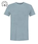 T-Shirt da lavoro organica a maniche corte, vestibilità regular fit, girocollo, certificata OEKO-TEX. Colore verde mela X-CTU01B.457
