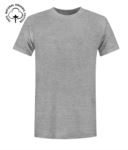 T-Shirt da lavoro organica a maniche corte, vestibilità regular fit, girocollo, certificata OEKO-TEX. Colore verde mela X-CTU01B.610