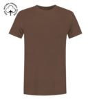 T-Shirt da lavoro organica a maniche corte, vestibilità regular fit, girocollo, certificata OEKO-TEX. Colore verde mela X-CTU01B.137