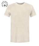 T-Shirt da lavoro organica a maniche corte, vestibilità regular fit, girocollo, certificata OEKO-TEX. Colore verde mela X-CTU01B.101