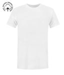 T-Shirt da lavoro organica a maniche corte, vestibilità regular fit, girocollo, certificata OEKO-TEX. Colore verde mela X-CTU01B.001