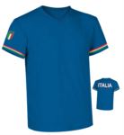 T-shirt collo a V ITALIA AJ987446.AZ
