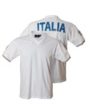 T-shirt collo a V ITALIA JR987445.BI