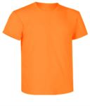 T-Shirt da lavoro maniche corte, vestibilità regular fit, girocollo, certificata OEKO-TEX. Colore Arancione X-YMC130.AR
