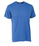 T-shirt a girocollo. Struttura con busto tubolare. Colore: Blu Navy Scuro CA20901U.AZ