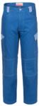 Pantaloni da lavoro multitasche bicolore in cotone irrestringibile, dettagli e cuciture a contrasto. Colore Blu e grigio ROA00225.AZC