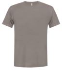 T-Shirt a maniche corte grigio melange JR991517.GRC