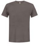 T-Shirt a maniche corte grigio melange JR991519.GRS