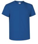 T-shirt girocollo a manica corta colore Azzurro Royal VABIKE.ROY