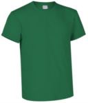 T-shirt girocollo a manica corta colore Verde Kelly VABIKE.VE