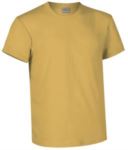 T-shirt girocollo a manica corta colore arancio VARACING.MOS