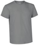 T-shirt girocollo a manica corta colore grigio mélange VARACING.GR
