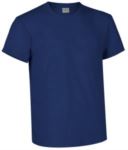 T-shirt girocollo a manica corta colore blu reflex VARACING.BLR