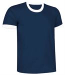 T-shirt girocollo bicolore CA20119U.BLB