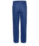 Pantaloni da lavoro 100% Cotone Massaua colore blu PPSTH02101.BLU