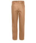 Pantaloni da lavoro 100% Cotone Massaua colore blu PPSTC02101.BE