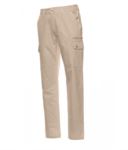 Pantaloni uomo multistagione, con elastici laterali e passanti in vita, colore grigio PAFOREST.MAK